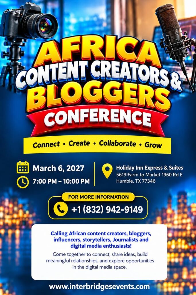 Africa Content Creators, Bloggers to gather in Texas for 2027 conference